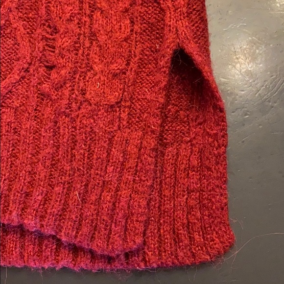 Free People Distressed Cable Knit Sweater - Picture 5 of 7